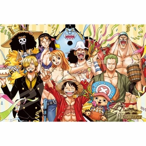1000-592 One Piece Jigsaw Puzzle [10th PARTY!] ???\?? ?D Limited Statue Designer Object