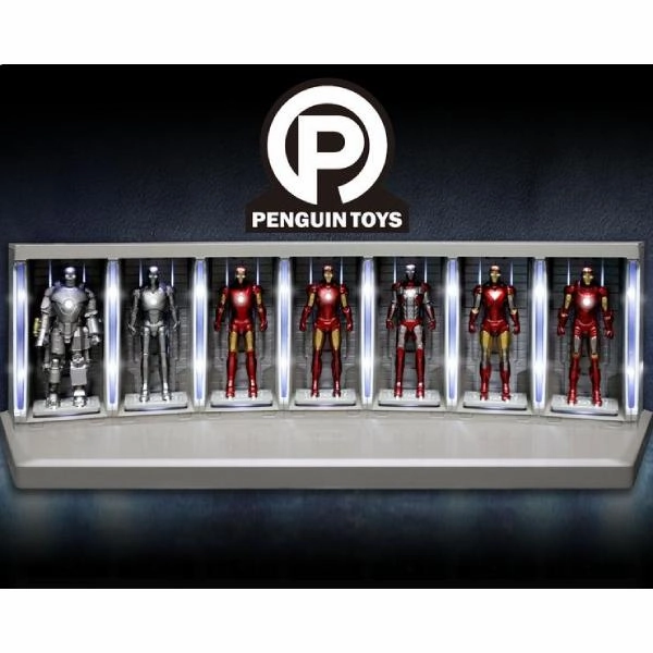 Superhero Sculpture Serious Investor [1:35 Scale Model] Iron Man Hall of Armor Wireless Charging Stage (Dec 2021 resale ver.)