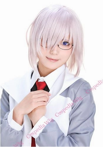PVC Toy Movie Character "Fate/Grand Order" Mash style cosplay wig