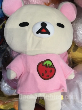 Rilakkuma Strawberry T-Shirt Plush (In Stock) Nursery Decor