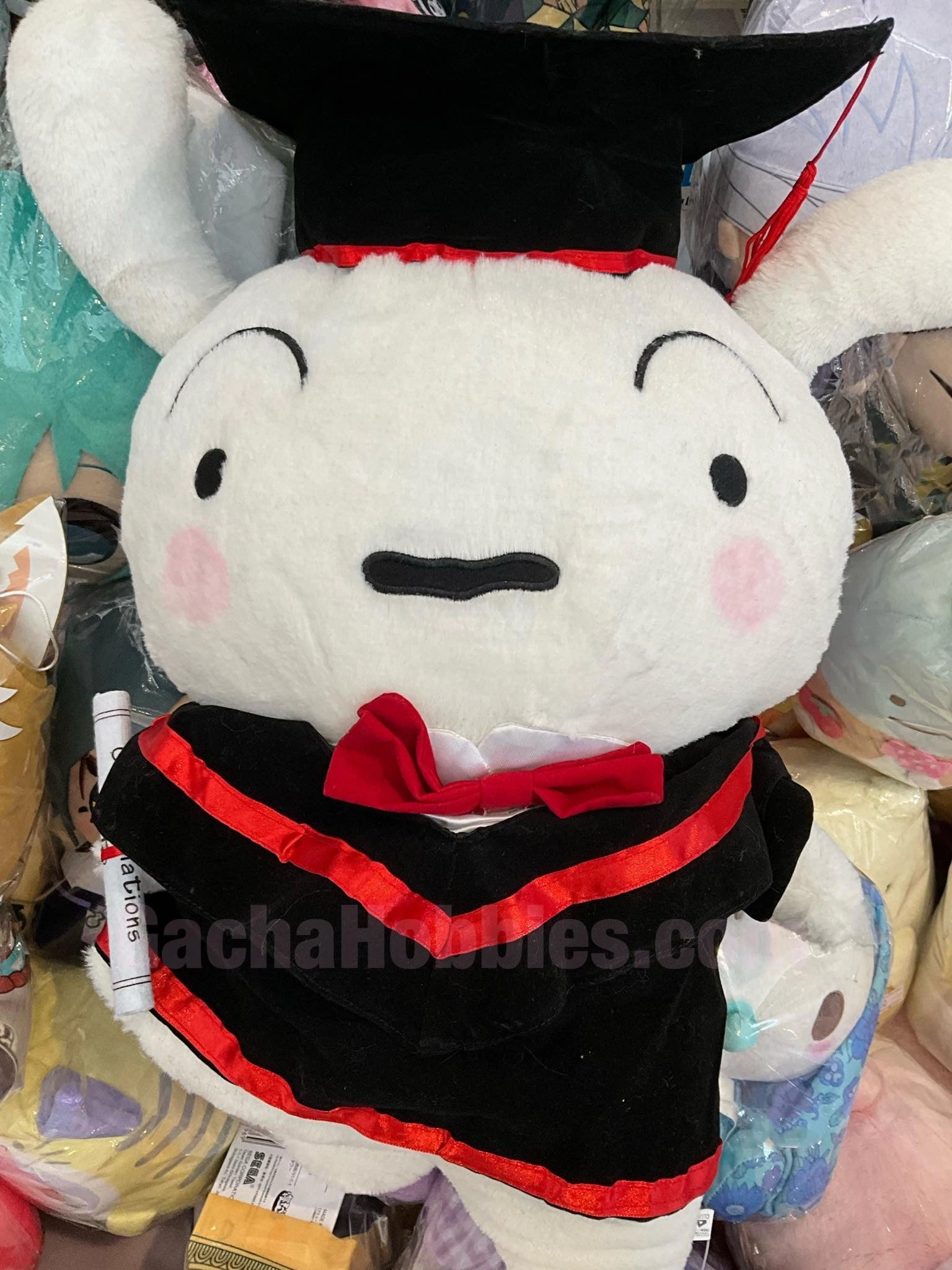 Graduation Crayon Shin-chan Dancing Shiro Large Plush Teen Bedroom