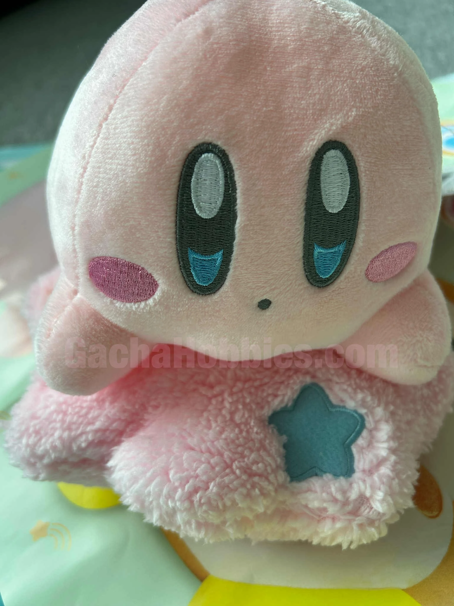 Video Game Adaptation Hoshi no Kirby Sitting on Pink Cloud Medium Plush (In-stock)