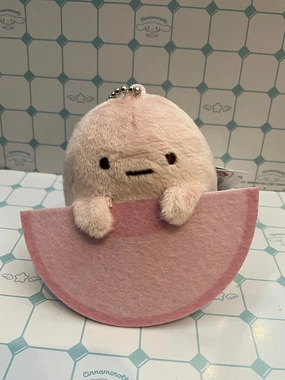 Sumikko Gurashi Tapoica with Peach Small Plush Keychain (In-stock) Designer Showcase Contemporary Home