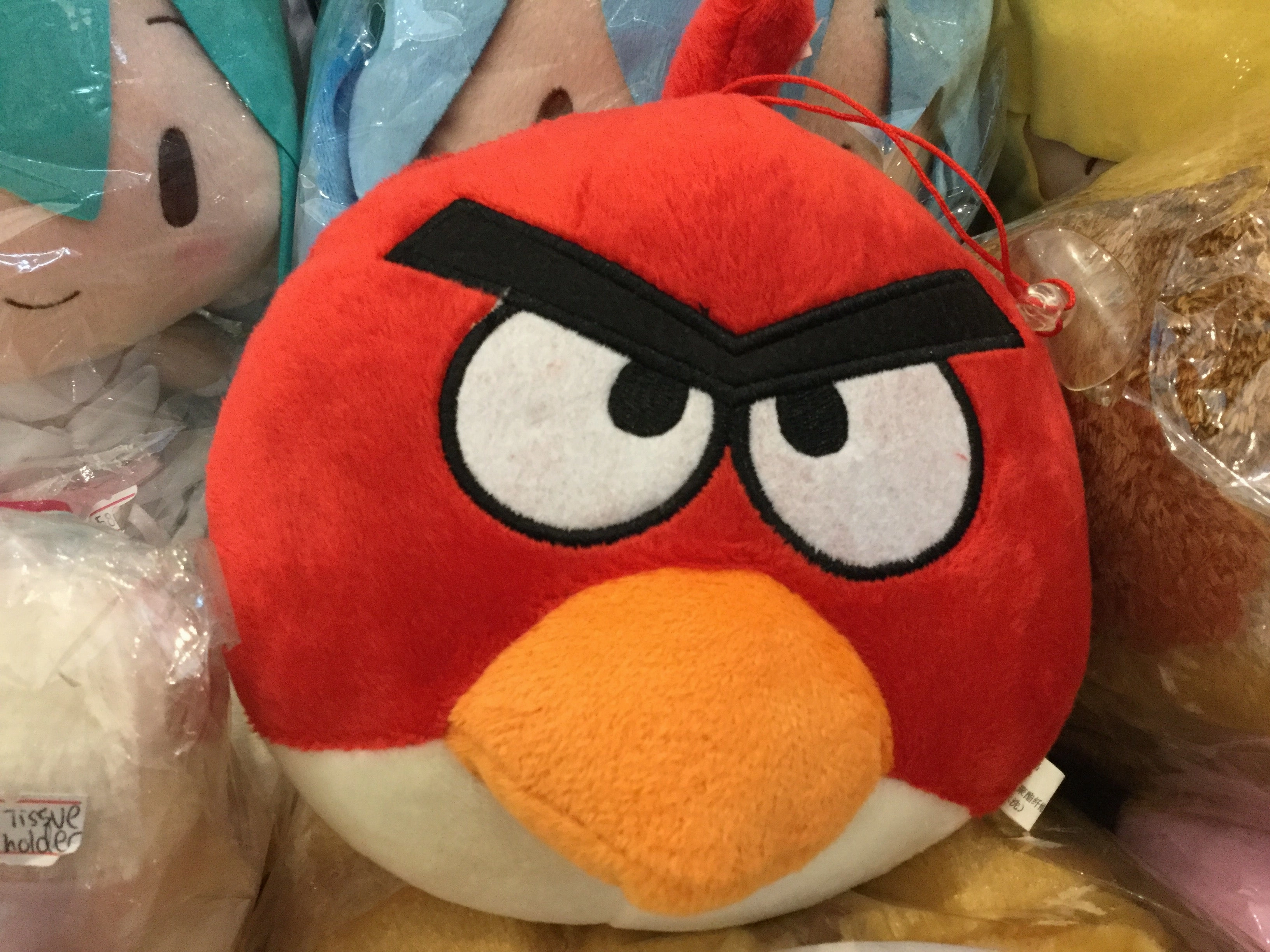 Gender Neutral Angry Birds Red Voice Recorder Plush (In-stock)