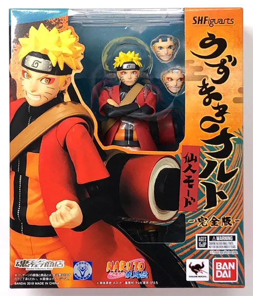 Designer Collectible S.H. Figuarts - Naruto Uzumaki Sennin Mode Complete Edition "NARUTO" [Tamashii Web Shoten Exclusive]