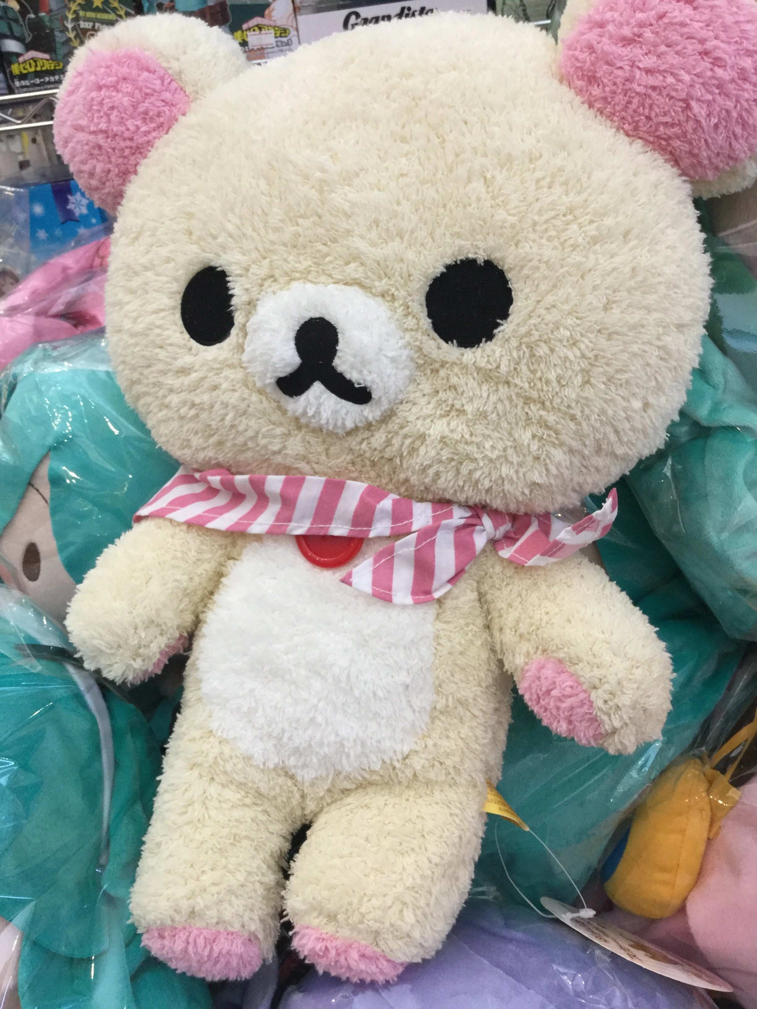 Universal Theme Sci-Fi Model Rilakkuma Korilakkuma Furry Flat Medium Plush (In-stock)