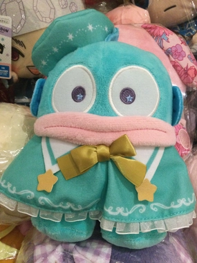 Sanrio Hangyodon Winter Choir Small Plush Light Green Ver. (In-stock) Themed Background Shareable Content