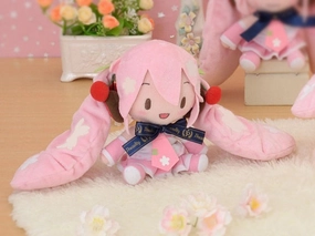 Cultural Icon Preciality Fuwapuchi Hatsune Miku Sakura Miku Special Mini Plush Type C (In-stock)