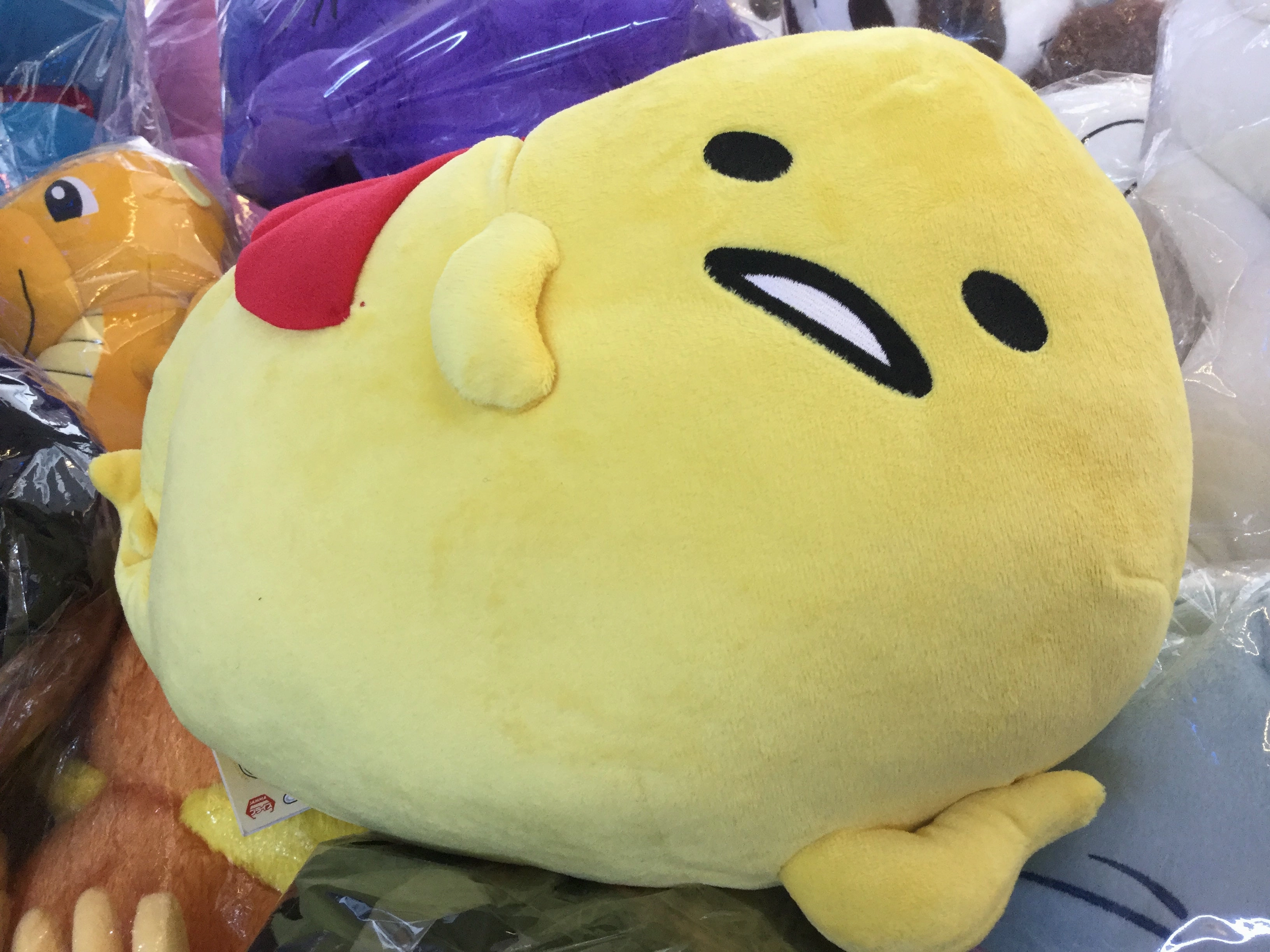 Gudetama Omelet with Ketchup Medium Plush (In-stock) Electronic Toy