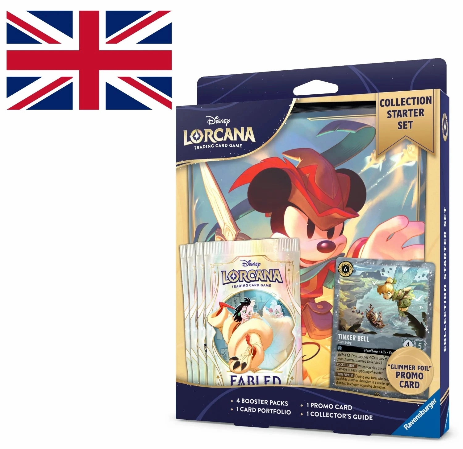 Free Shipping DISNEY - Lorcana -Trading Cards Collection Starter Set Chapitre 9 - EN