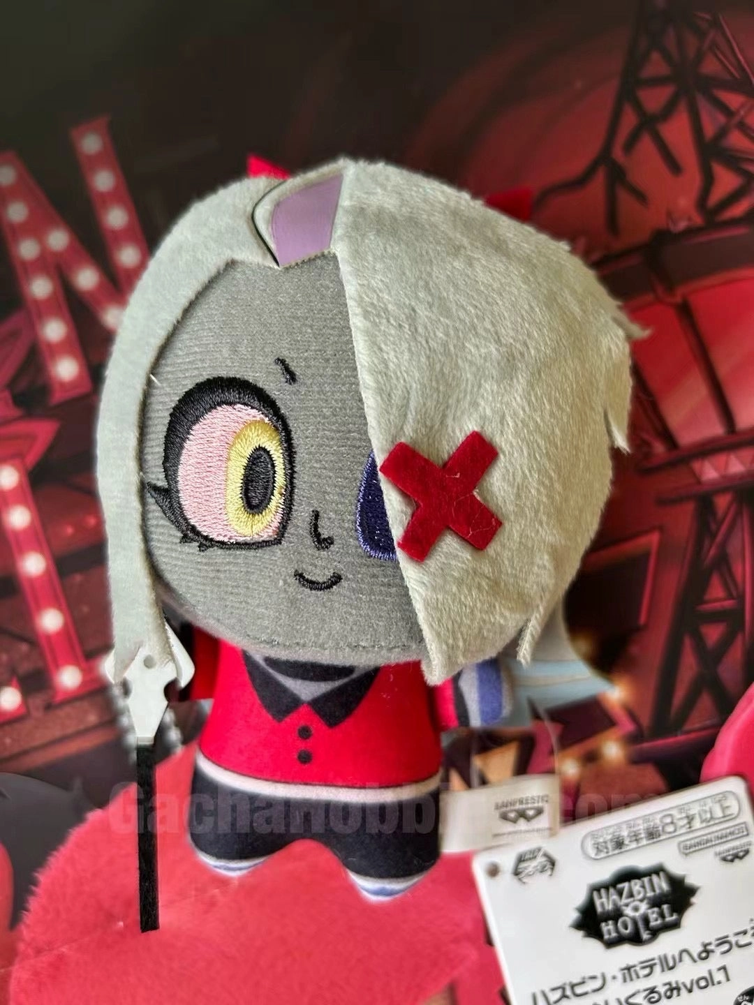 Bandai Hazbin Hotel Vaggie Small Plush Keychain (In-stock) Teen Bedroom Collectible Collectible