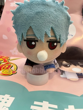 Blockbuster Movie Banpresto Gintama Gintoki Sakata Small Plush Keychain (In-stock)