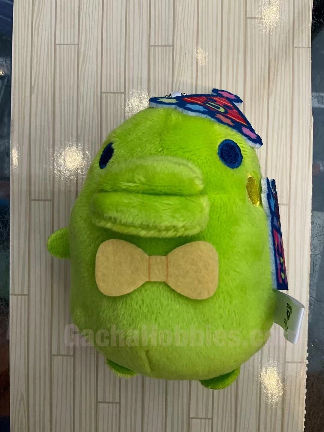 She Shed Terrace Accent Banpresto Tamagotchi and Friends Birthday Party Kuchipatchi Small Plush Keychain (In-stock)