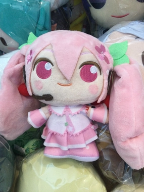 Hatsune Miku Sakura Miku Standing Small Plush Type B (In-stock) Limited Collection