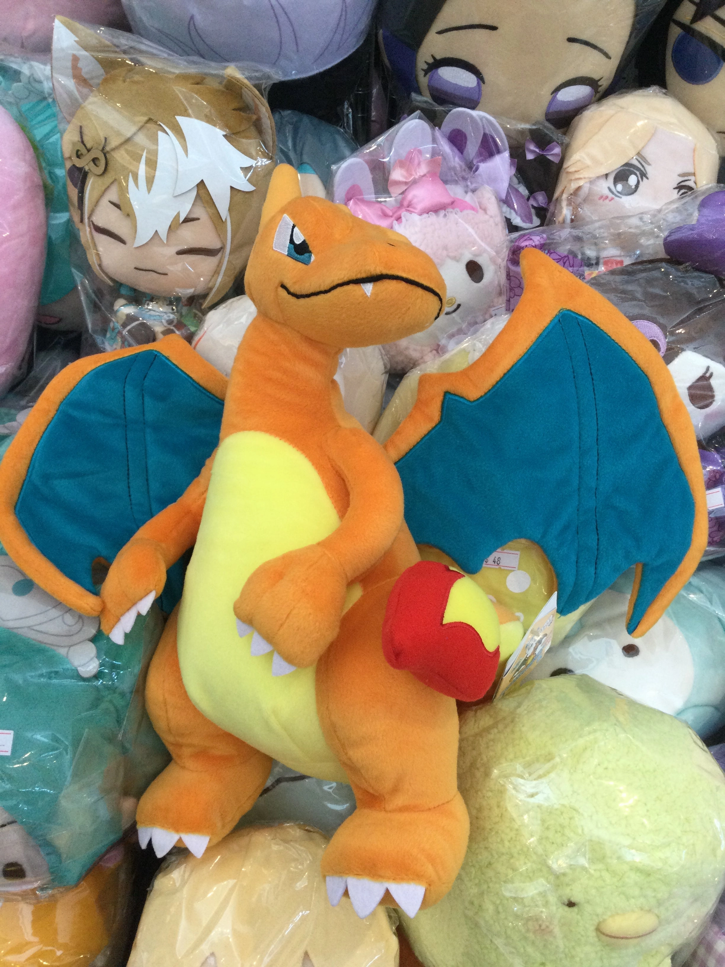 Robot Display Fan Favorite Pokemon Charizard Winking Standing Pose Big Plush (In-stock)