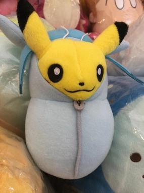 Pokemon Nebukuro Collection Pikachu x Glaceon Small Plush (In-stock) Gender Neutral Interchangeable Part