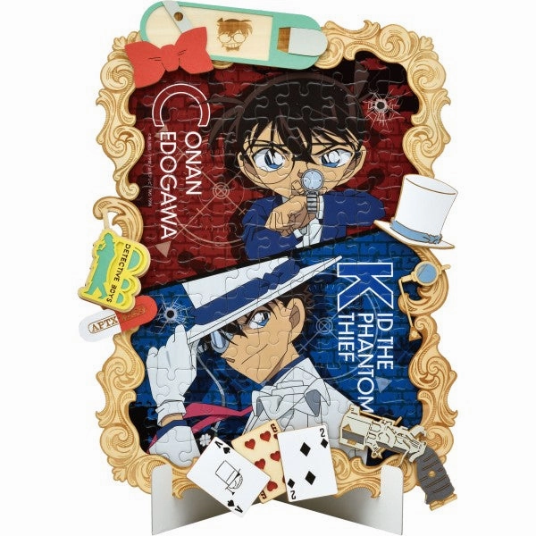 Detective Conan ???????? - Art Decoration Jigsaw Puzzle 108 Pieces 108-DW03 [Conan & Kaito Kid] Chibi Item
