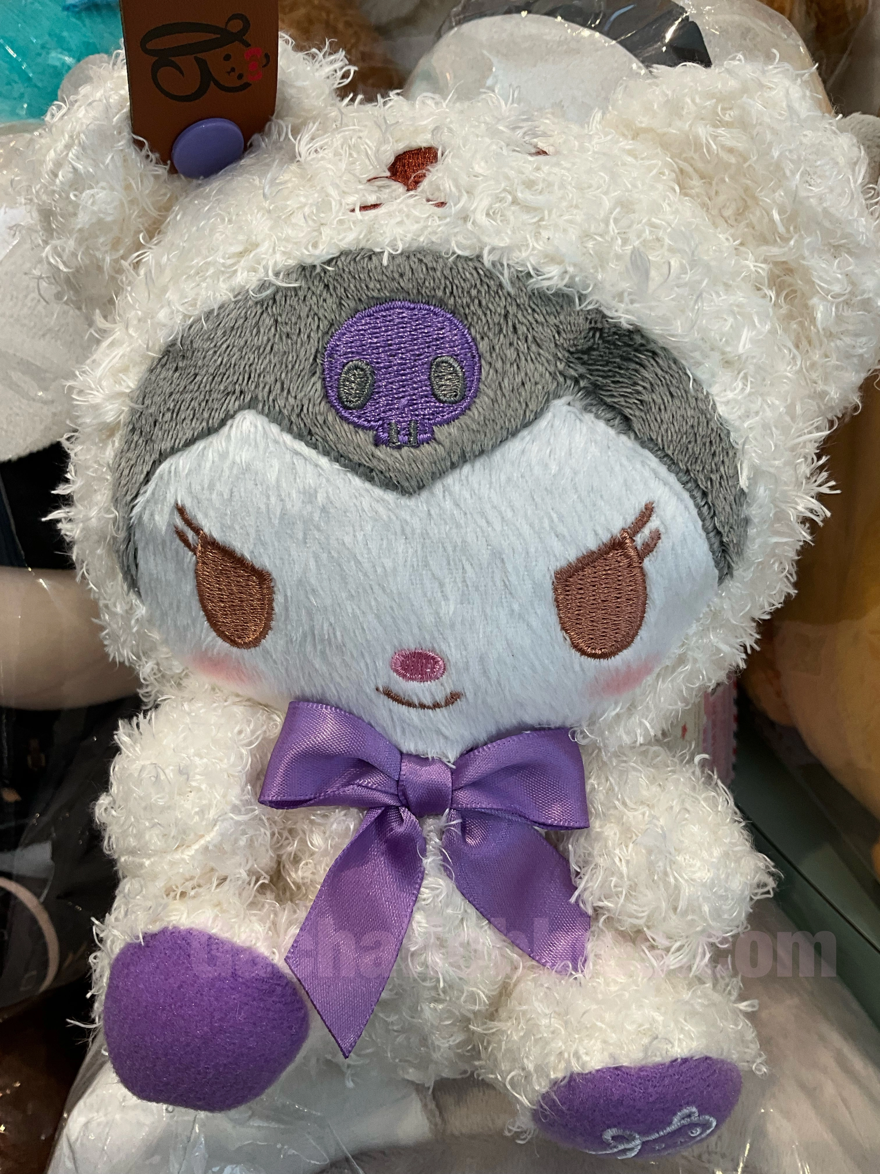 FuRyu Sanrio Character Bon Voyage Kuromi Fluffy Small Plush (In-stock) Custom Figure