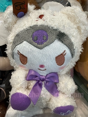 FuRyu Sanrio Character Bon Voyage Kuromi Fluffy Small Plush (In-stock) Custom Figure