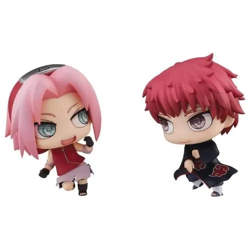 Abstract art Designer Piece Chimi Mega Buddy Series! NARUTO Shippuden Sakura Haruno VS Sasori Battle Set
