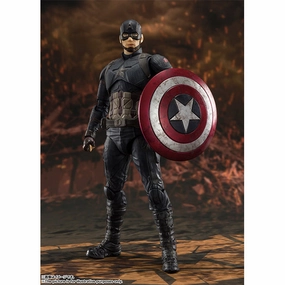 Miniature Piece Collectible Toy S.H.Figuarts Captain America -(Final Battle) Edition- (Avengers: Endgame)