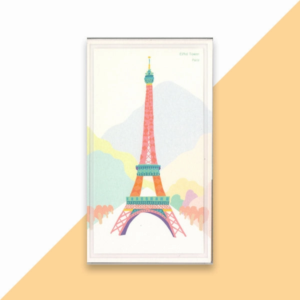 World Landmark Wood DIY 3D Puzzle & Postcard Paris Eiffel Tower Insect Model