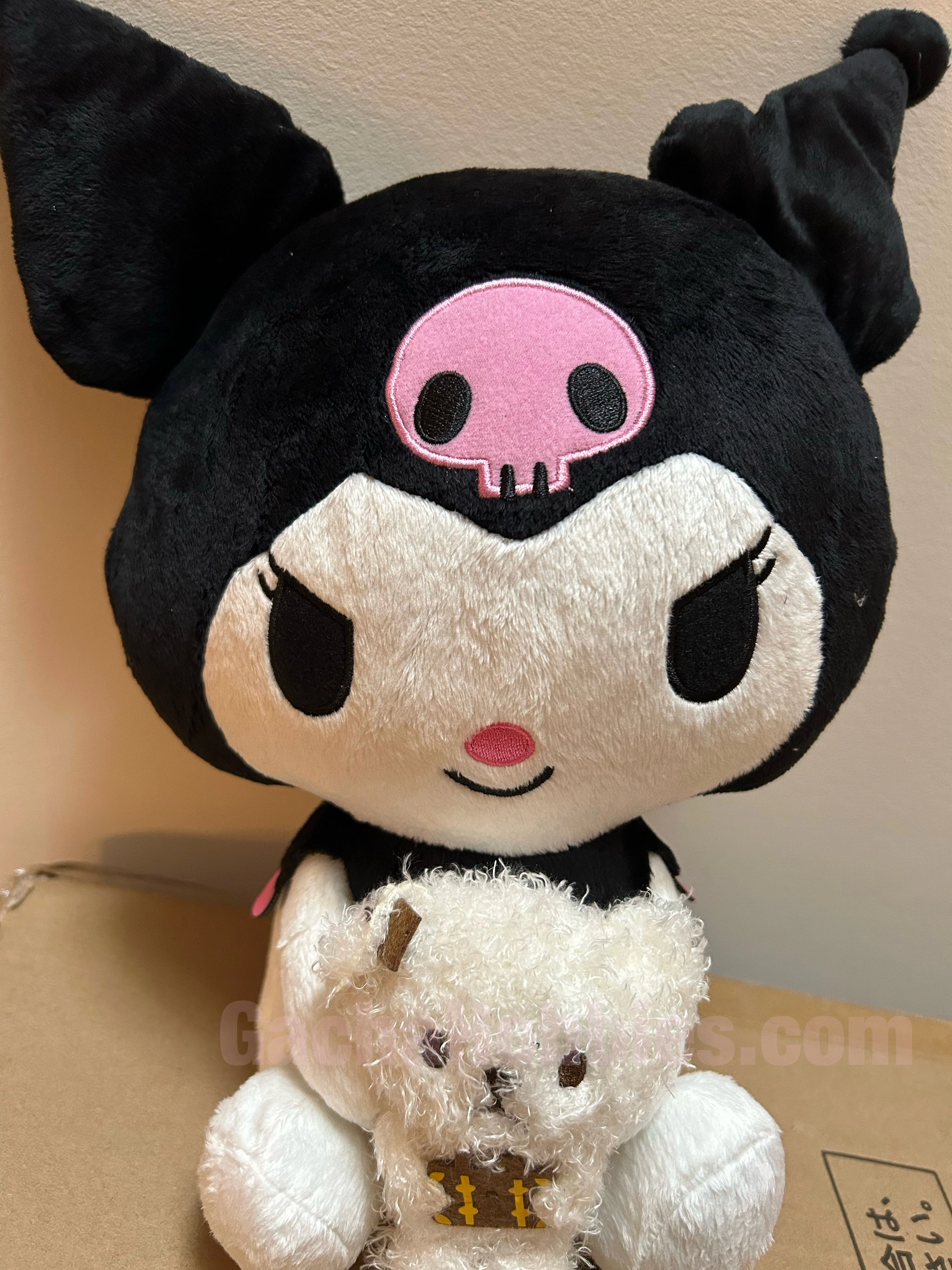 Bon Voyage x Sanrio Characters Kuromi Hugs Teddy Bear Medium Plush (In-stock) Limited Collection Exhibition Piece