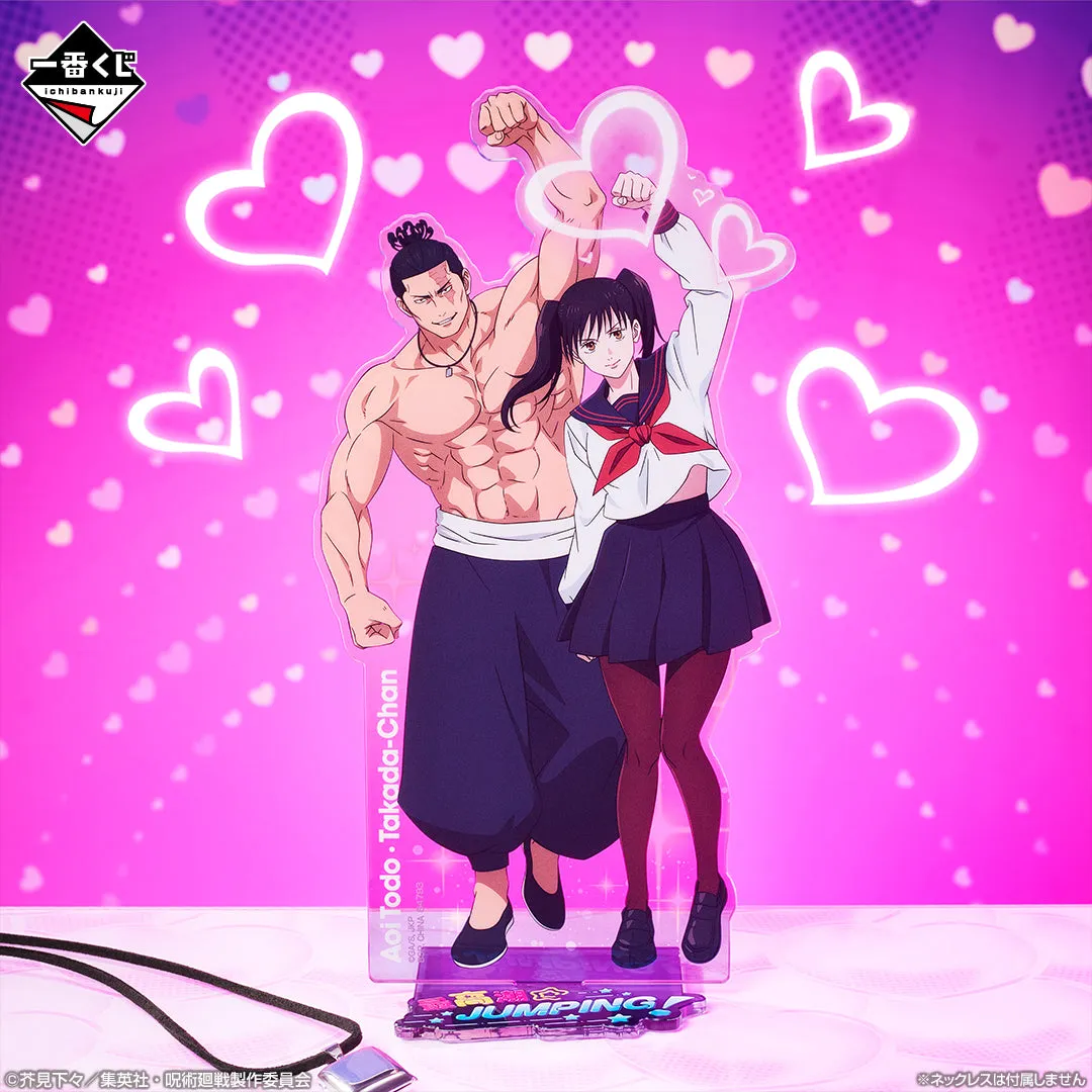 Worldwide Fanbase Valentine Gift Jujutsu Kaisen Shibuya Incident -4- Aoi Todo & Takada-chan Big Acrylic Stand [Ichiban-Kuji Prize D]