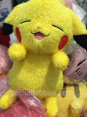 Pokemon Sleepy Pikachu Furry Plush (In-stock) Sports Player Toy Gift
