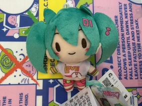 PVC Decor Silicone Model Sega Hatsune Miku Live Stage & Audience Small Plush Keychain Type A (In-stock)