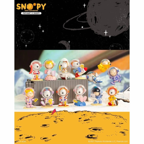 Pop Mart - Snoopy Space Exploration Series Blind Box Mini Figure Children's Toy