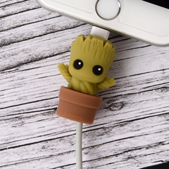 Marvel iPhone Android Smartphone Cable Protector Groot Premium item Action Unit