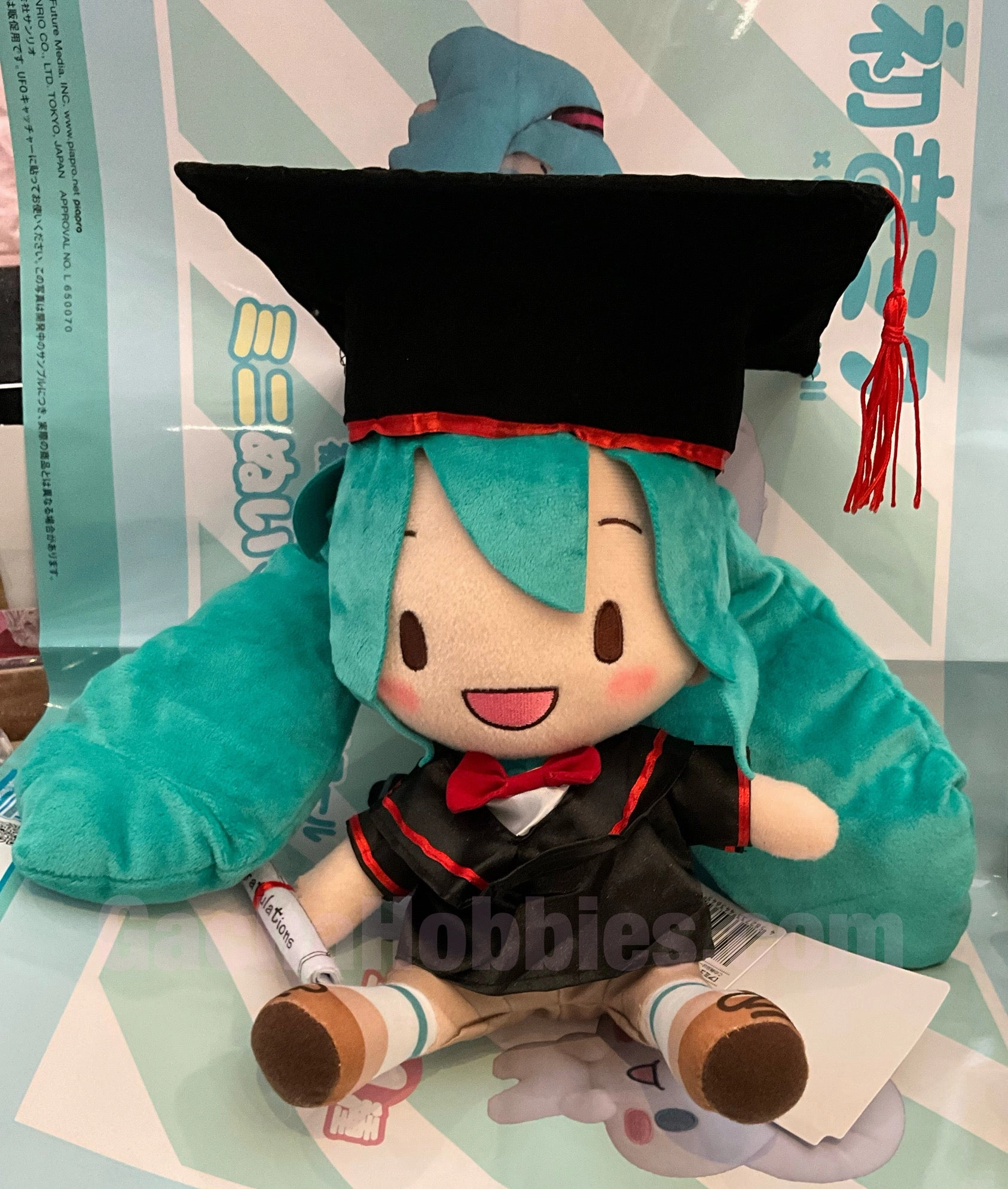 Graduation Fuwapuchi Happy Hatsune Miku Medium Plush Designer Hobby Mythological God