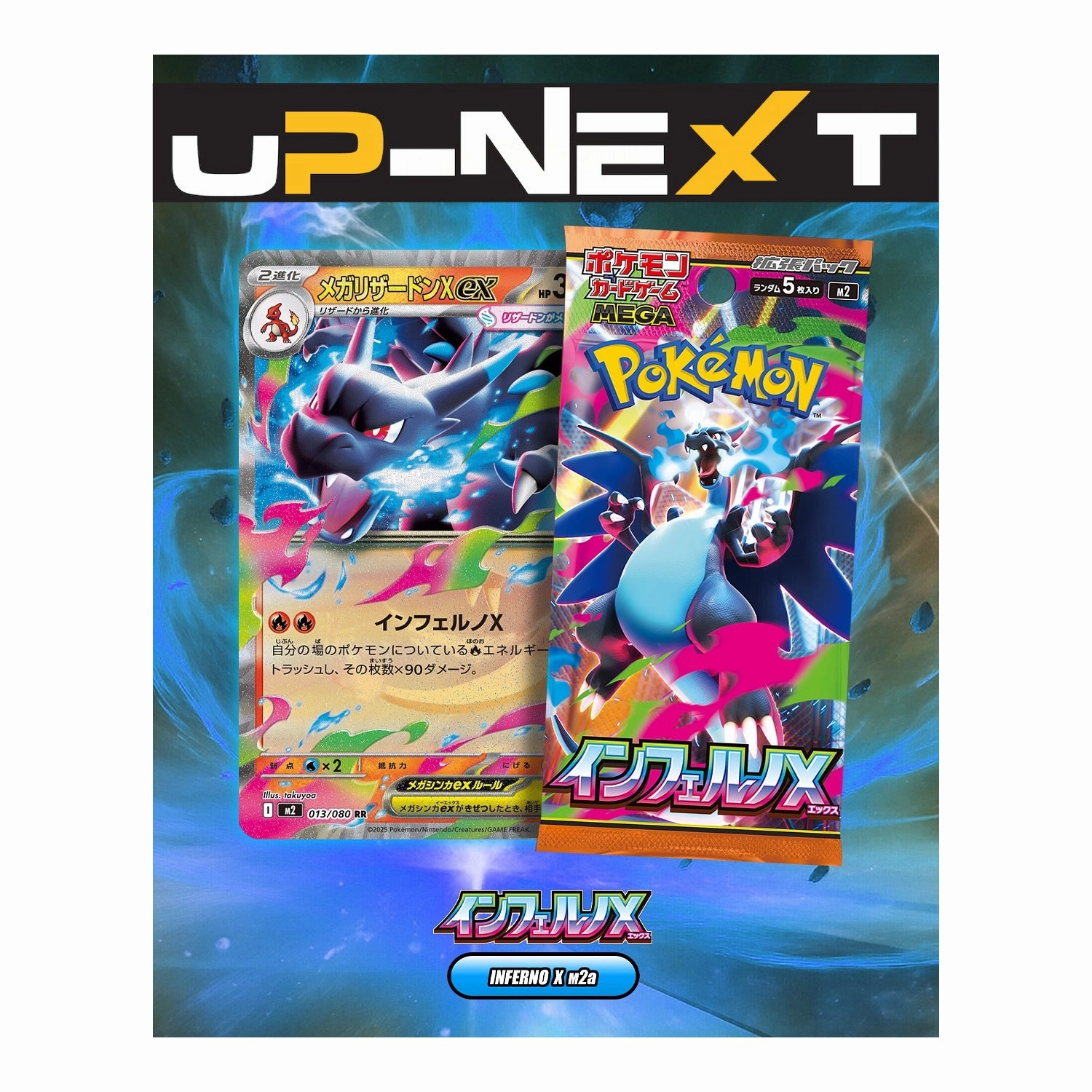 Hero Figure Pokemon Card Mega Inferno X M2 (JPN ver.) ???????` ???? ???? ?????? PTCG ?z???X