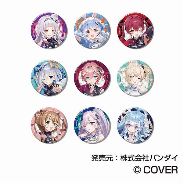 hololive 6th fes. Color Rise Harmony CAN Badge C (set of 9) ???? ???? ???? Steampunk Gadget Collection Item