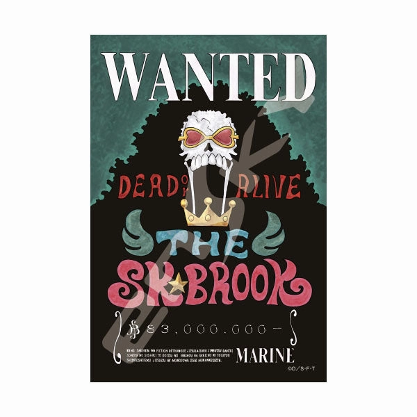 One Piece 150 pieces of puzzle << Wanted Poster - Skbrook~ >> 10x14.7cm Robot Model