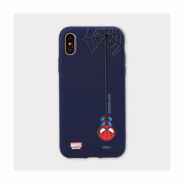 Marvel Spiderman/Gwen/Miles Pocket Hero Color Jelly Soft iPhone Case Animal Figure Designer Object