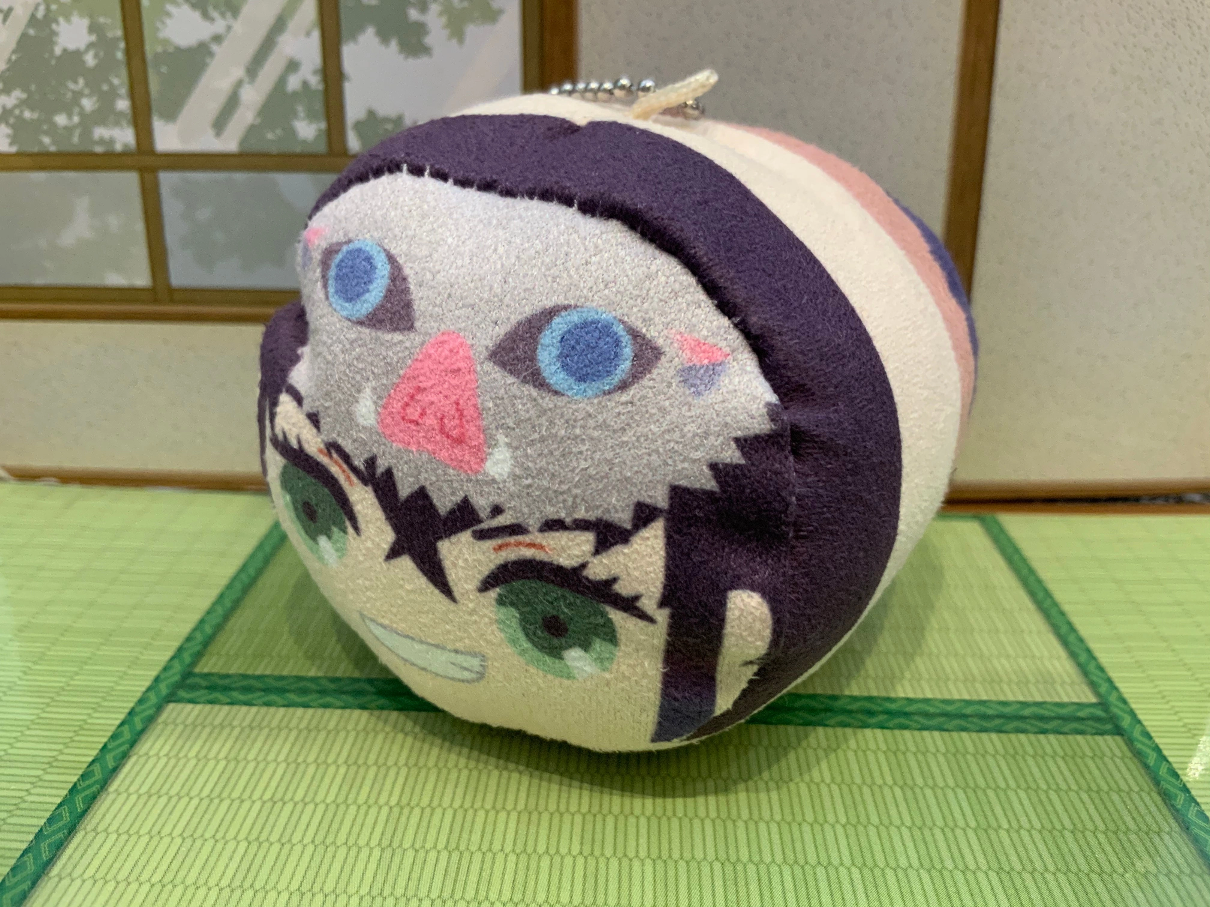 for all ages Demon Slayer Kimetsu no Yaiba Mochi Bun Plush Keychain 5 Pieces Set (In-stock)