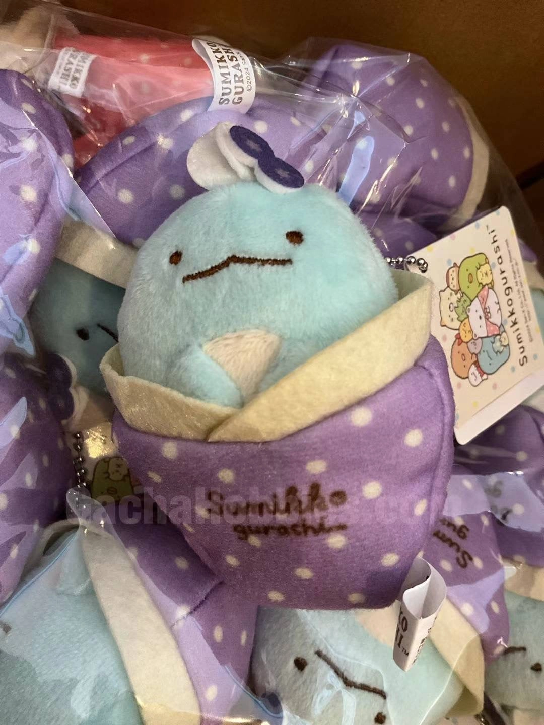 Pirate Model Sumikko Gurashi Tokage Crepe Small Plush Keychain (In-stock)
