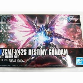 Gundam High Grade Universal Century 1/144 Kit #224 - Cosmic Era - ZGMF-X42S Destiny Gundam Gift Bundle Chibi Figure
