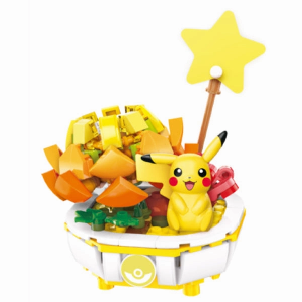 Robot Statue Mindfulness practice Qman Pokemon Bonsai Building Block (Pikachu / Charmander / Squirtle / Bulbasaur / Jigglypuff) ?e ???????` ???? ???? ???? ???? ??N?? ?????? ????