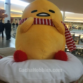 Valuable Collectible Ball Joint Gudetama Winter Plush with Muffler