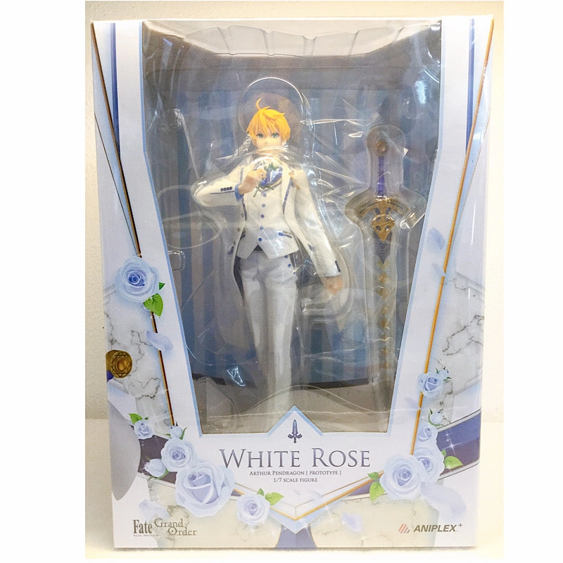 Aniplex Saber/Arthur Pendragon [Prototype] Rei Opening-White Rose-Ver.1/7PVC Figure (Fate/Grand Order) Character Creation Dorm Room