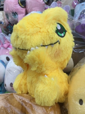 Community Member Digimon Adventure Agumon Furry Small Plush (In-stock)