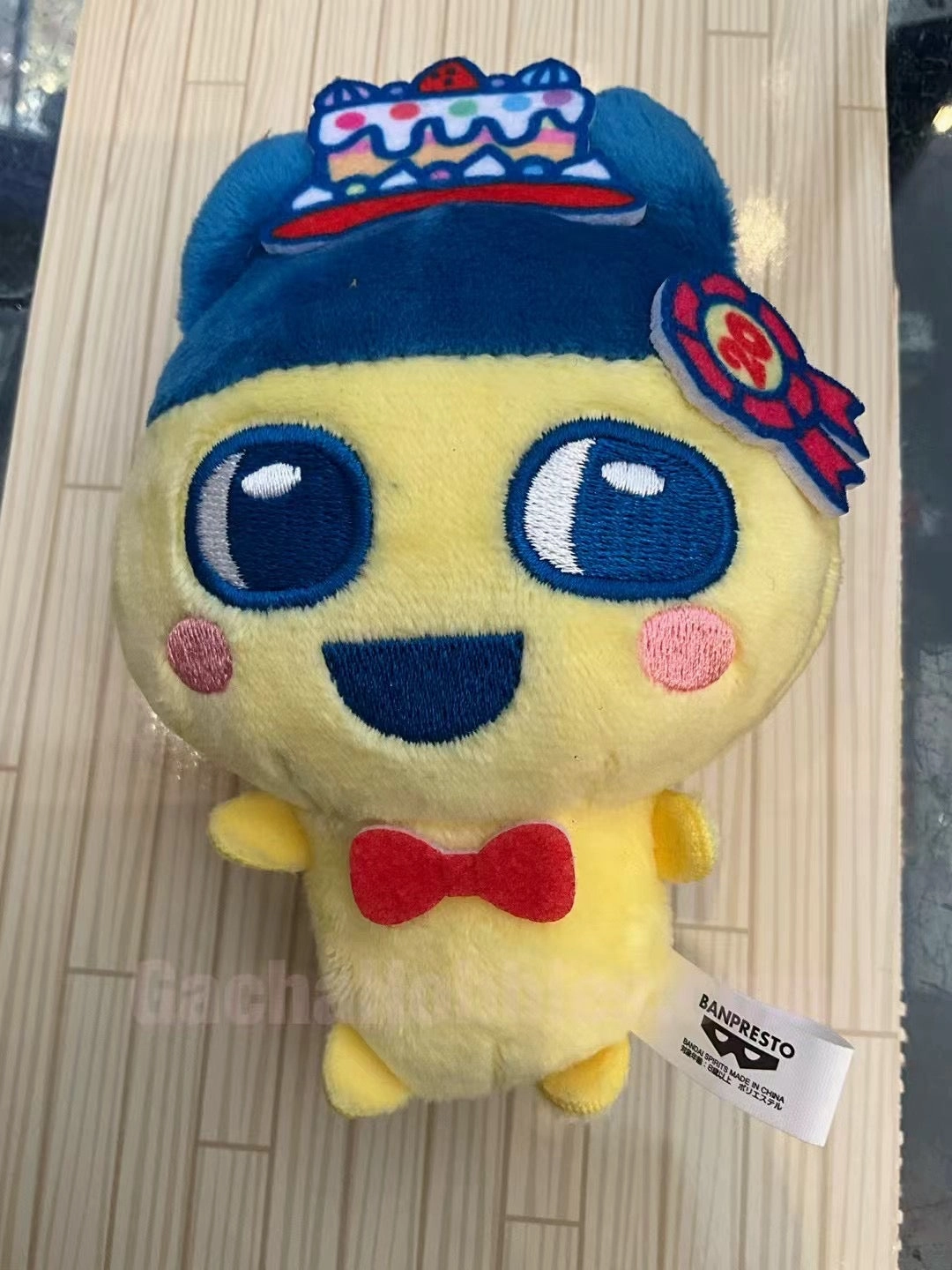 Collector Display Banpresto Tamagotchi and Friends Birthday Party Mametchi Small Plush Keychain (In-stock)