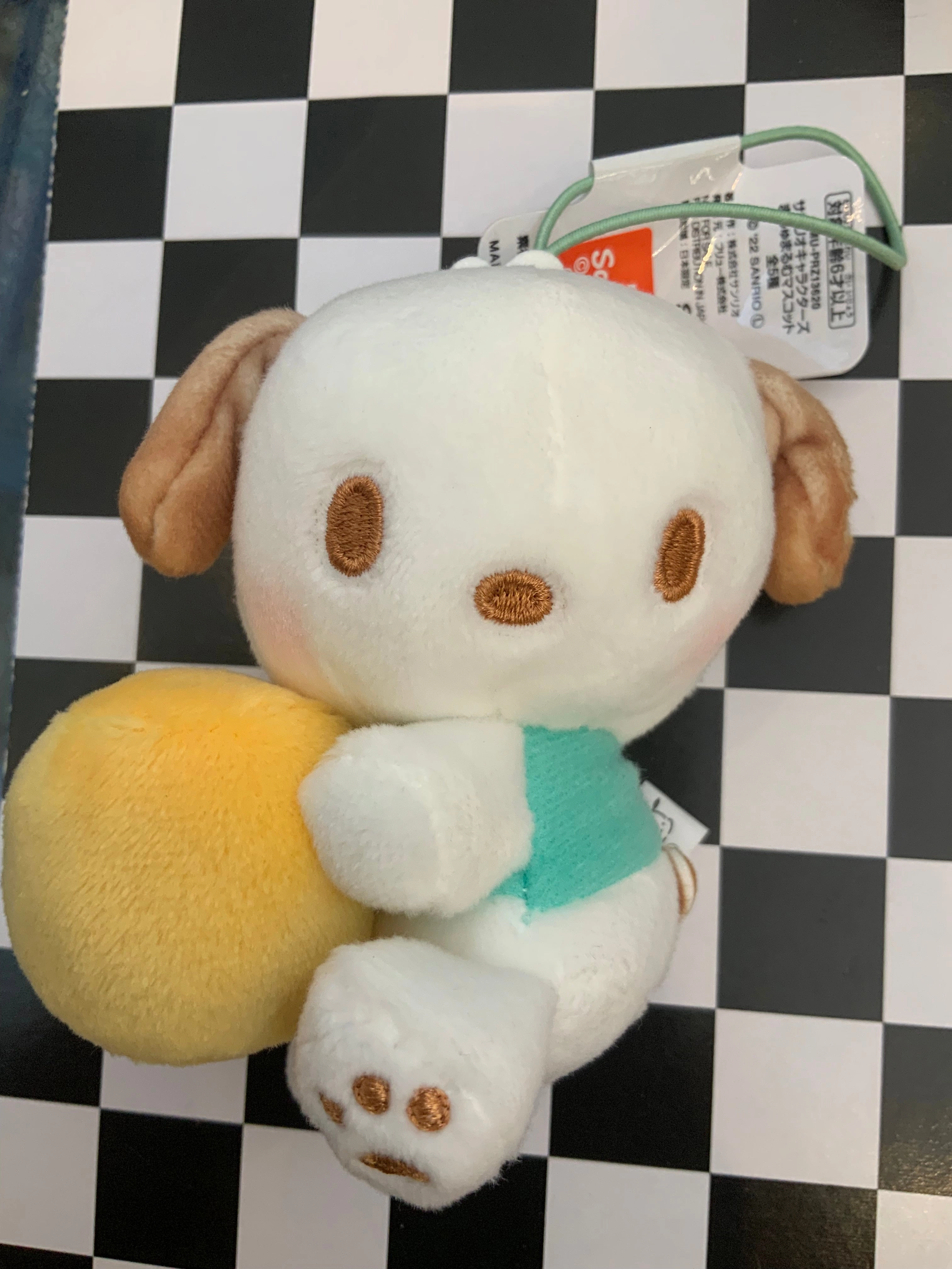 Sanrio Characters Pochacco Baked Bread Small Plush Keychain (In-stock) Market Trend Educational Toy