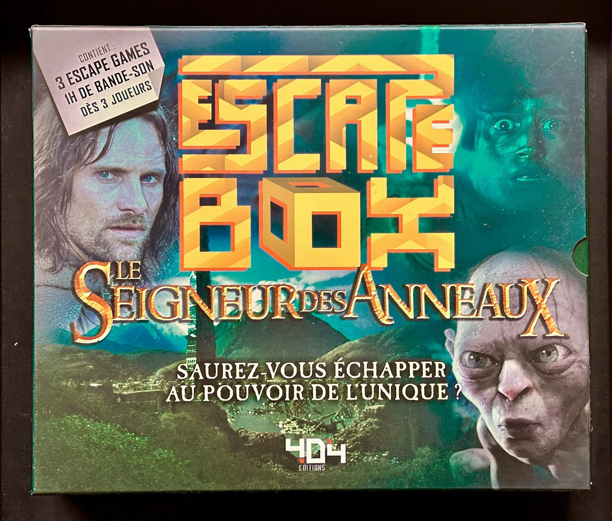 Bird Sculpture ESCAPE BOX - LE SEIGNEUR DES ANNEAUX - SAUREZ-VOUS ECHAPPER AU POUVOIR DE L'UNIQUE ?