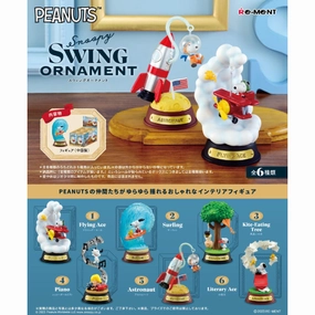 Cute Mascot Modern Technique REMENT - SNOOPY SWING ORNAMENT (set of 6) (2024 April Resale ver.) ?? ?Z?? ??