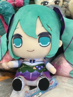 FuRyu Hatsune Miku KYURU MARU Flower Fairy Asagao Medium Plush (In-stock) Movie Item World Heritage