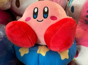 FuRyu Hoshi no Kirby Holiday Sitting in Swimming Ring Small Plush (In-stock) Alien Creature Enduring Classic